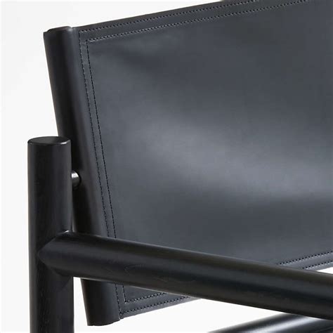 Mast Leather Directors Chair by Leanne Ford